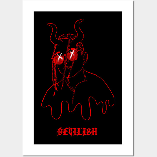 Chase Atlantic Devilish Wall Art by Mendozab Angelob